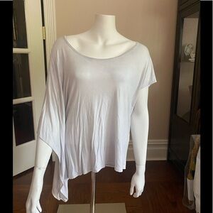 Joh Gray Asymmetrical SleeveTop Size Small